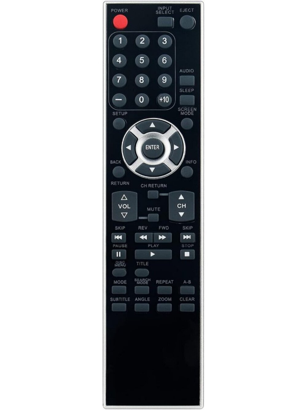 Universal Replacement Remote for Sylvania TV/DVD Combo - Compatible with